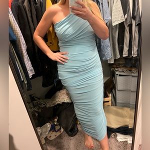 Norma Kamali x REVOLVE Diana Gown in Powder Blue